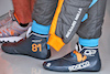 TEST BAHRAIN, Sparco racing boots of Oscar Piastri (AUS) McLaren. 
25.02.2023. Formula 1 Testing, Sakhir, Bahrain, Day Three.
 - www.xpbimages.com, EMail: requests@xpbimages.com © Copyright: Coates / XPB Images